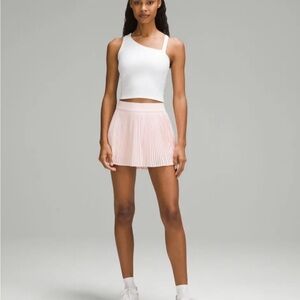 lululemon strawberry milkshake varsity skirt size 6